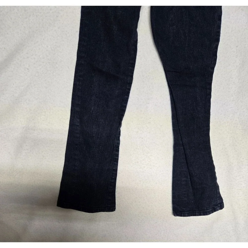 Piper Faves Girls Dark Wash Skinny Bootcut Jeans Size 8R Adjustable Waist Indigo